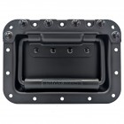Large Black Recessed Flip Handle with Extended Grip
